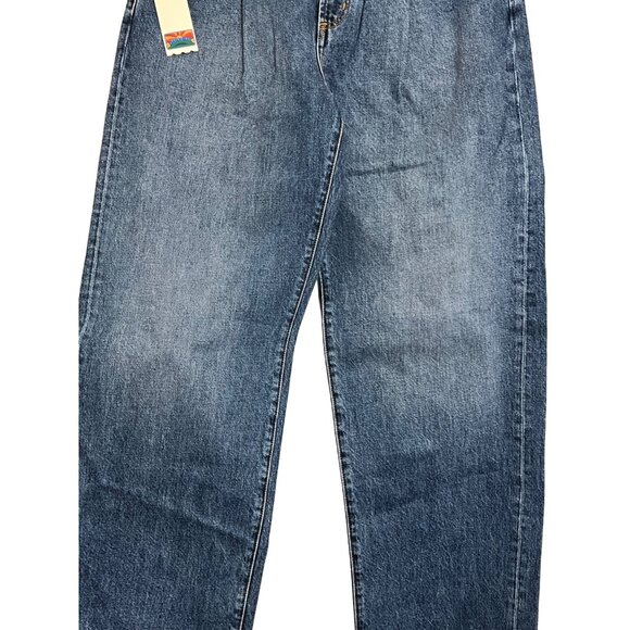 NWT $355 Daily Blue by Adrian Goldschmied LOVE 26  Cotton USA Barrel Legs - Picture 13 of 14